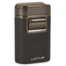 Lotus Brawn Table Lighter - Black Crackle/Gun Metal