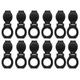 BESTONZON 12pcs USB Camera Lens Covers Webcam Lens Caps Protecting Privacy Covers