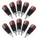 10pcs/Set Speaker Wire Cable to Audio Male RCA Connector Adapter Jack Plug