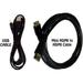 HDMI and USB Cable for Canon EOS SL2 DSLR Camera - High-Speed 4K Mini HDMI to HDMI Cable - 6 Feet