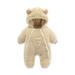 Baby Girls Clothing Snow Winter Bear Warm Hooded Thick with Pocket Clothes