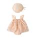 Girl Outfits Lace Rufflesleeveless Sun Casual and Comfortable Boy Outfits
