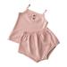 Girl Clothes Camisole Tank and Briefs 2Pcs Multi Optional Casual and Comfortable Clothes