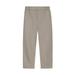 HAOTAGS Boys And Toddler Skinny School Uniform Pants Flat Front & Elastic waistband Zipper Closure With Button Khaki Size 160