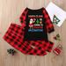 Coopserbil Jumpsuit Kids Christmas Pajamas Santa Kids Organic Cotton Christmas Pajamas For Kids