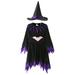 Tosmy Toddlers Girl Clothes Witch For Girl Clothes Witch Kids Fancy Party Dress Set With Hat Clothes