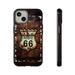 Retro Route 66 Phone Case -Tough Cases