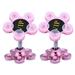 BESTONZON 2 Pcs Double-sided Silicone Suction Cup Phone Holder Car Mount Phone Carrier Creative Universal Mobilephone Stand Bracket (Rosy)