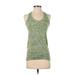 Athleta Active Tank Top: Green Activewear - Women's Size Small