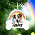 Personalised Parson Russell Terrier Rainbow Bauble