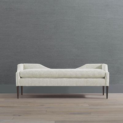 Maxine Bench - Champagne Aldo Leather - Frontgate