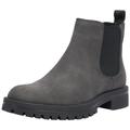 JACK&JONES Herren JFWNORRIS SYN Suede Chelsea Chelseaboots, Asphalt, 42 EU