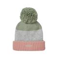 SEALSKINZ Flitcham Waterproof Cold Weather Bobble Hat Pink/Green/Grey Unisex HAT