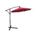 Freeport Park® Lubin 120" Lighted Cantilever Umbrella Metal in Red | Wayfair 6A1ED45D2FF447188D2E2E6468A2D0F7