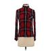 Woolrich Long Sleeve Button Down Shirt: Red Tops - Women's Size Small