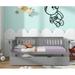 Red Barrel Studio® Donat Slat Bed Wood in Gray | 34.1 H x 56.4 W x 79.5 D in | Wayfair B99CA8963C63409A8BE7E5CC02EB04DF