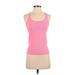 Love & Sports Active Tank Top: Pink Activewear - Women's Size Small