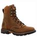 Georgia Boot 8" Carbo-Tec FLX Waterproof Lacer - Mens 10.5 Brown Boot Medium