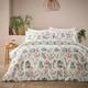 Vantona Essentials Range Festive Sprigs Flannelette Duvet Cover Set - Multi