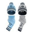 Modeschal CIPO & BAXX Gr. 5, blau (blau, grau) Baby Modetücher Schals Tücher