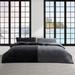 Opposites Attract - Coma Inducer® Oversized Comforter Set - Plush Volcanic Gray + Cooling Thunderstorm Gray