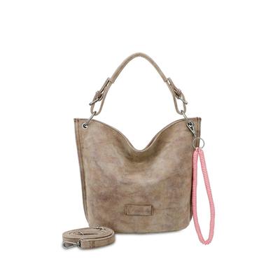 Fritzi aus Preußen Schultertasche Fritzi31N veganen Materialien Vintage Old Wood Hellbraun Damen Image