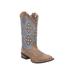 Women's Santa Fe Mid Calf Boot by Dan Post in Tan Blue Denim (Size 7 M)