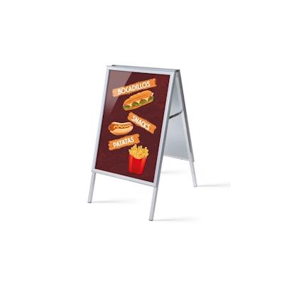 SHOWDOWN Displays Showdown Kundenstopper - DIN A1 - Komplett-Set - Snacks Spanisch - Braun/Schwarz Image