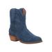 Women's Tumbleweed Mid Calf Boot by Dan Post in Navy (Size 7 M)