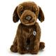 JAMBA Labrador Cuddly Toy Dog Sitting Brown 24 cm