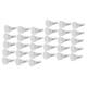 ibasenice 200 Pcs Air Outlet Clip Car Fresheners Vent Clips Accessories for Car Auto Accessories Car Air Vent Perfume Clip White Plastic Air Conditioner Decorate