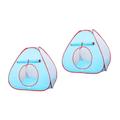ibasenice 2pcs Kid Tents Kid Teepee Folding Tent Blue Tent Lightweight Tent Ball Pool Tent Kid's Entertainment Tent Tent Girl Tent Tents for Kids Baby Tent House Kids Tent Toy Child