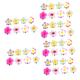 FRCOLOR Pack of 144 Hawaiian Decorations Flower Girl Hair Clip Wedding Hair Accessories for Women Kawaii Hair Clips Flower Claw Clips for Hair Beach Hair Clips Pen Decorate Flower