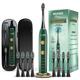 Wagner & Stern WHITEN+ Edition. Smart Electric Toothbrush with Pressure Sensor. 5 Brushing Modes and 3 Intensity Levels, 8 Dupont Bristles, Premium Travel Case.