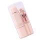 minkissy Makeup Set 4 Sets makeup set makeup brush square Cosmetic Brush mini make up s Portable Makeup Brush artificial fiber cosmetic brush double head eye shadow set