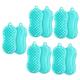 ABOOFAN 10 Pcs Silicone Brush Loofah Body Scrubber Brush Shampoo Scalp Massager Back Scrubber for Shower Scalp Brush Hair Scrubber Hair Scalp Brush Double Sided Travel Fat Brush Silica Gel