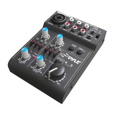 Pyle Pro 5-Channel Compact Audio Mixer with USB Interface PAD20MXU