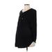 Ingrid + Isabel Long Sleeve Blouse: Black Tops - Women's Size X-Small Maternity