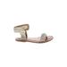 Lucky Brand Sandals: Gold Solid Shoes - Women's Size 6 - Open Toe