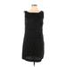 Ann Taylor Casual Dress - Shift: Black Dresses - Women's Size 10