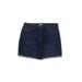 Croft & Barrow Denim Shorts: Blue Bottoms - Women's Size 16