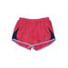 Nike Athletic Shorts: Red Print Activewear - Women's Size Medium