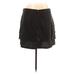 Shein Casual Mini Skirt Mini: Black Print Bottoms - Women's Size 1X