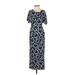 Boden Casual Dress - Sheath: Blue Dresses - Women's Size 2