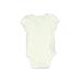 Baby Gap Short Sleeve Onesie: White Solid Bottoms - Size 3-6 Month