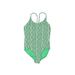 Gap Kids One Piece Swimsuit: Green Sporting & Activewear - Size 4