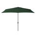 Freeport Park® Foshee Market Umbrella Metal in Green | Wayfair 865EB1F71D044BB1842B5D8B2BFAF3D9