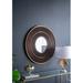 Mercer41 Serdar Round Wall Mirror Wood/Metal in Brown | 31.5 H x 31.5 W x 1.2 D in | Wayfair 6500C1A712A44E6AAE75F7BDE54A7DC7