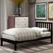 Red Barrel Studio® Allon Solid Wood Platform Bed Wood in Brown/Green | 37.13 H x 42.41 W x 78.37 D in | Wayfair DD0283EA1CE746CEBBD9639C7C73210A