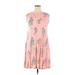 Style&Co Casual Dress: Pink Dresses - Women's Size Large